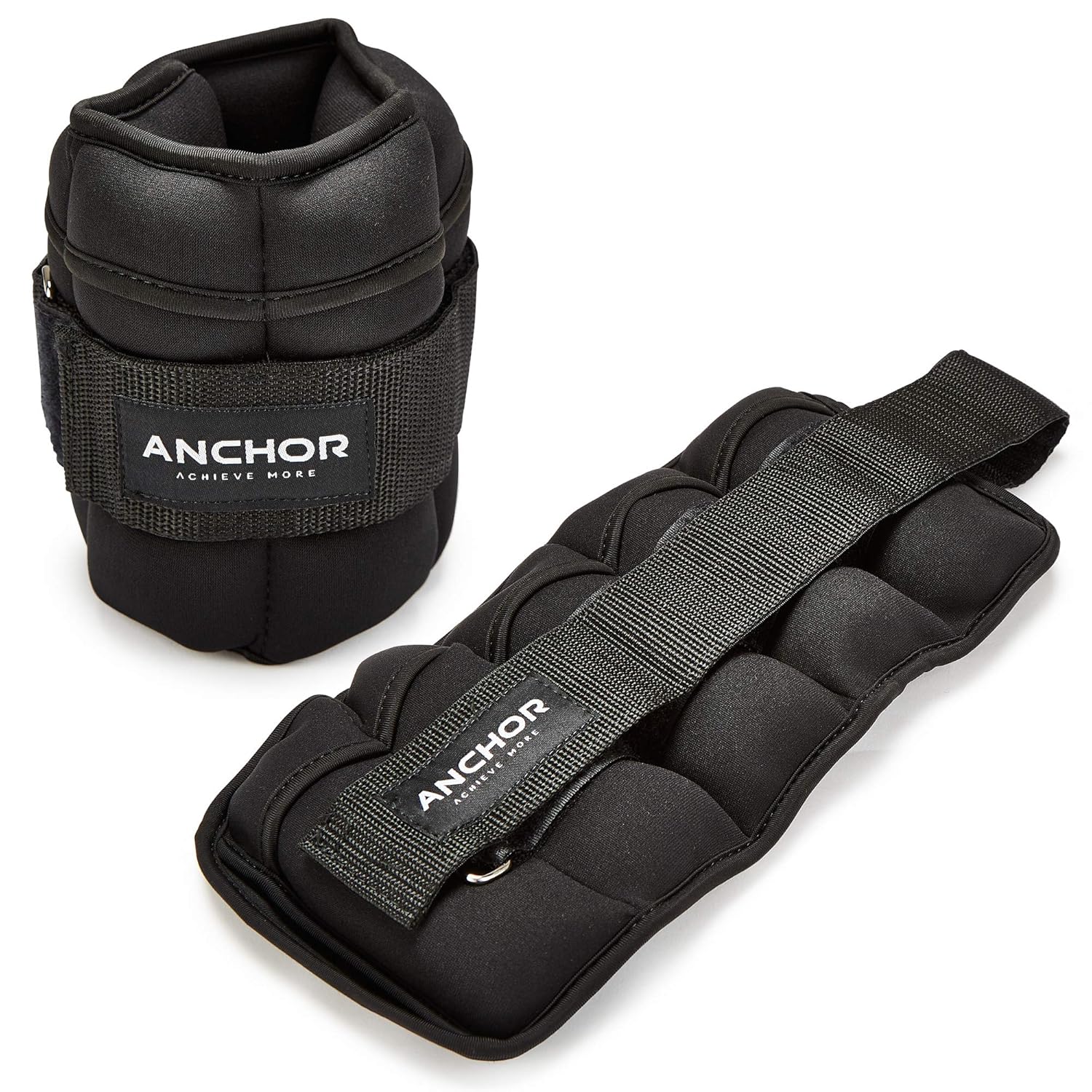 3 in 1 Ankle Wrist Weights Straps pair set for Women Men Fitness, Walking, Jogging, Gym Arm Leg Hand Exercise, Resistance Training, Physical Therapy - Adjustable Weight Options...