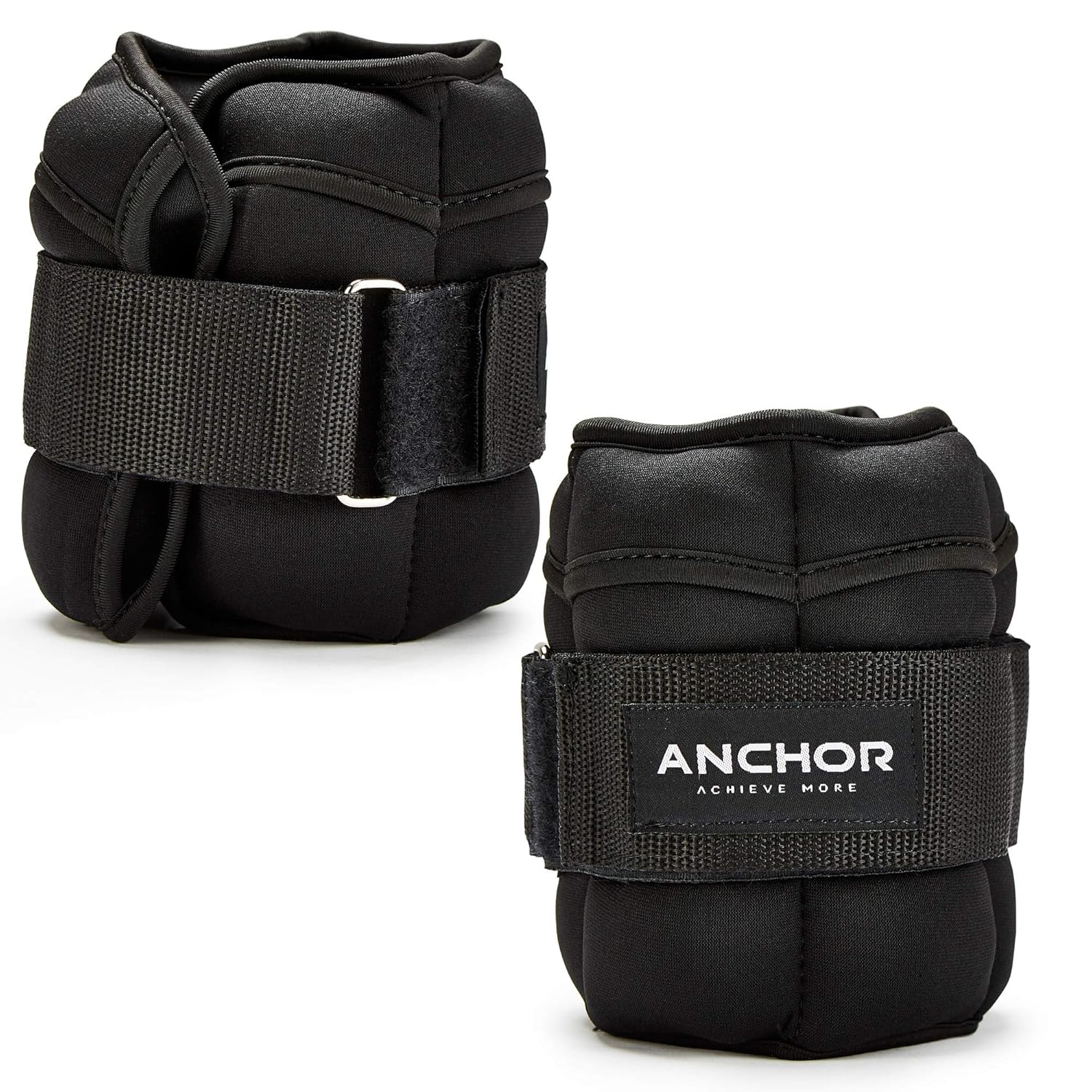 3 in 1 Ankle Wrist Weights Straps pair set for Women Men Fitness, Walking, Jogging, Gym Arm Leg Hand Exercise, Resistance Training, Physical Therapy - Adjustable Weight Options...