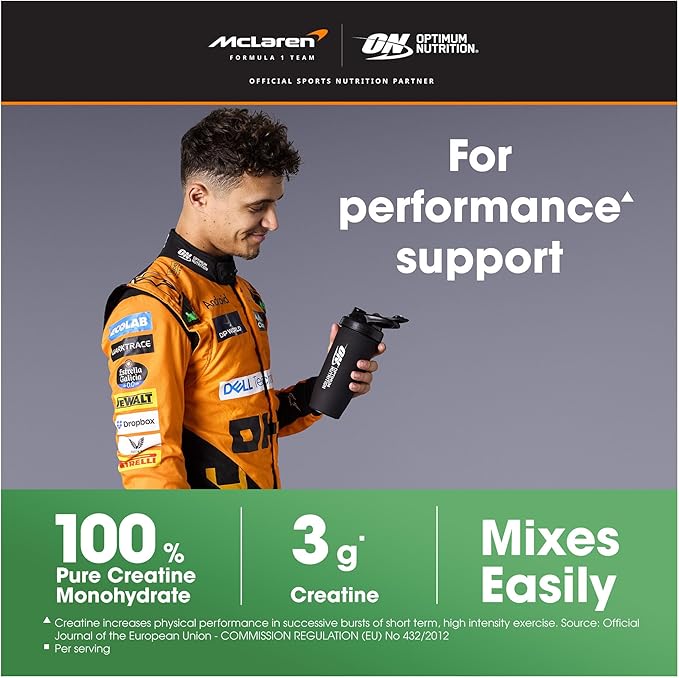 Optimum Nutrition Micronised Creatine Powder, 100% Pure Creatine Monohydrate Powder - Image 2