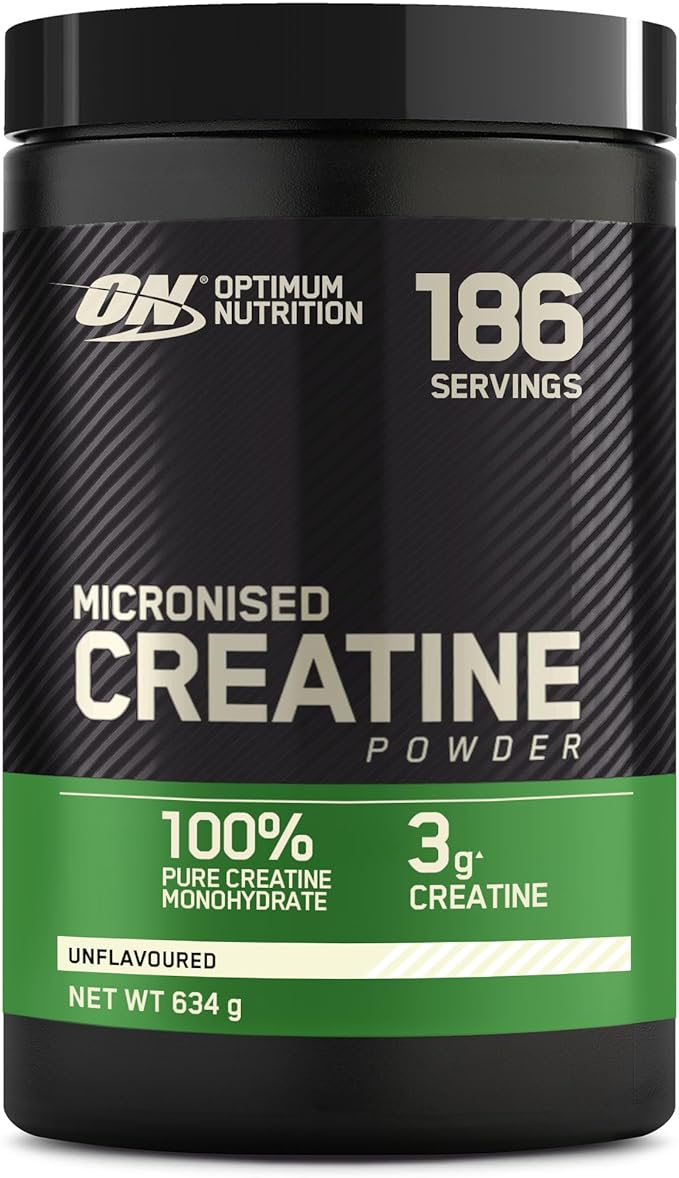 Optimum Nutrition Micronised Creatine Powder, 100% Pure Creatine Monohydrate Powder