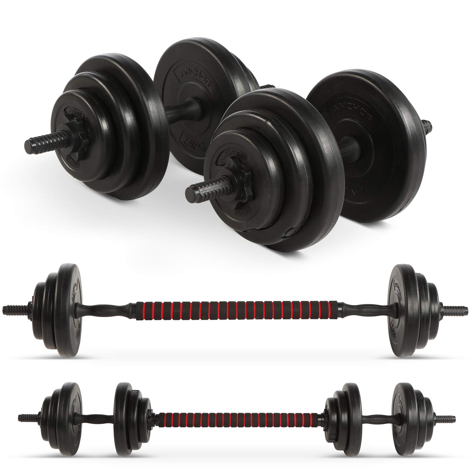 Adjustable Dumbbells Weights Set for Men & Women - Perfect for Bodybuilding & Fitness - Free Weights