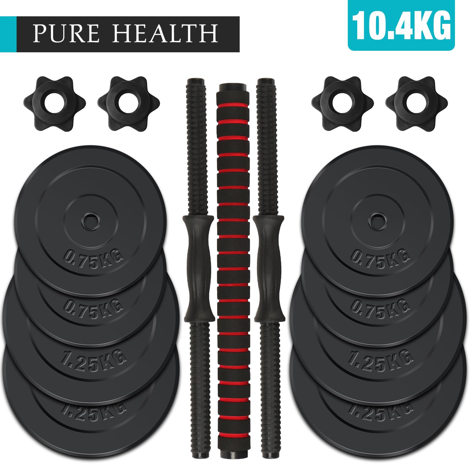 Adjustable Dumbbells Weights Set for Men & Women - Perfect for Bodybuilding & Fitness - 10kg/15kg/20kg/40kg