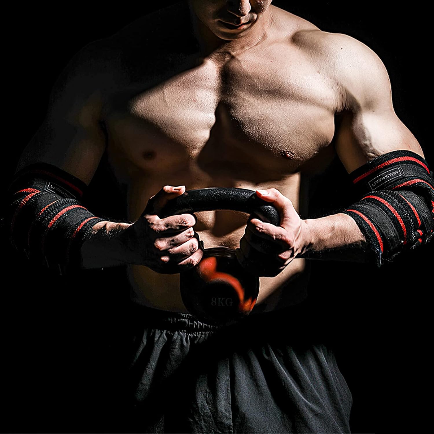 Adjustable Elbow Sleeve Brace,Compression Support for Weightlifting Bodybuilding Powerlifting Bench Press Elbow Pad Protector (X-Large)