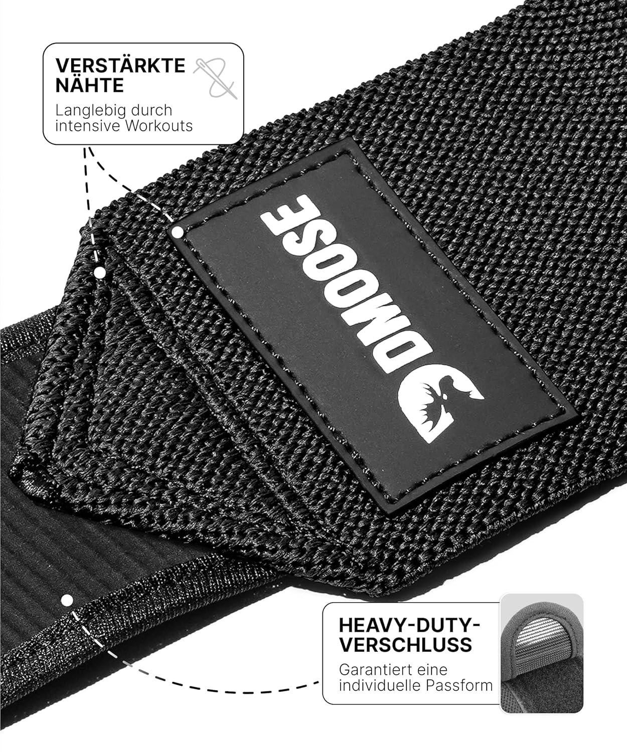 DMoose Fitness Elbow Wraps for Weightlifting (Pair) 40" Adjustable Brace for Joint Support, Pain Relief & Tendonitis-Elbow Straps for Weight Lifting, Bench Press & Gym Workouts,...