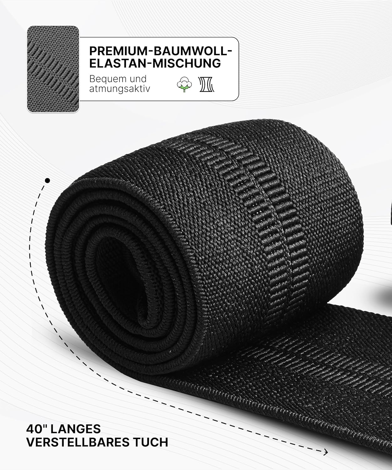 DMoose Fitness Elbow Wraps for Weightlifting (Pair) 40" Adjustable Brace for Joint Support, Pain Relief & Tendonitis-Elbow Straps for Weight Lifting, Bench Press & Gym Workouts,...