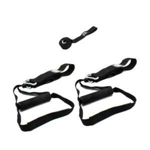 Fitness Health Suspension Training Straps With Door Anchor - Training Straps For Home Gym - Great For Strengthening Upper Body - Ideal For Both Indoor And Outdoor - Suspension...