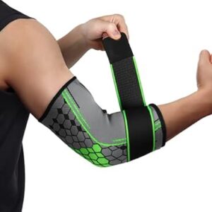 INSTINNCT Elbow Support Brace with Compression Strap for Men and Women, Arm Support Sleeve for Tennis Elbow, Golfers Elbow, Weightlifting, Tendonitis, Joint Pain Relief, Sports