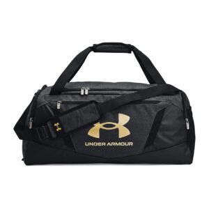 Under Armour Men's 58L Undeniable Medium Duffle Bag, Pitch Gray Medium Heather/Black
