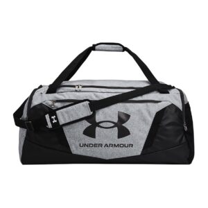 Under Armour Men's 58L Undeniable Medium Duffle Bag, Pitch Gray Medium Heather/Black