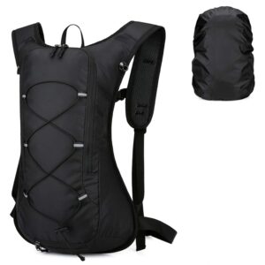 Zimoer Cycling Backpack 7L, Lightweight Breathable Bike Backpack, Running Backpack With Rain Cover & Helmet Storage Bag, for Men & Women Daily Commutes, Cycling, Jogging,...